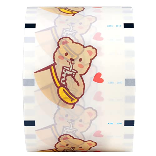 Tea Cup Sealing Film Roll 90-105mm for Plastic & Paper Cups – 1600pcs