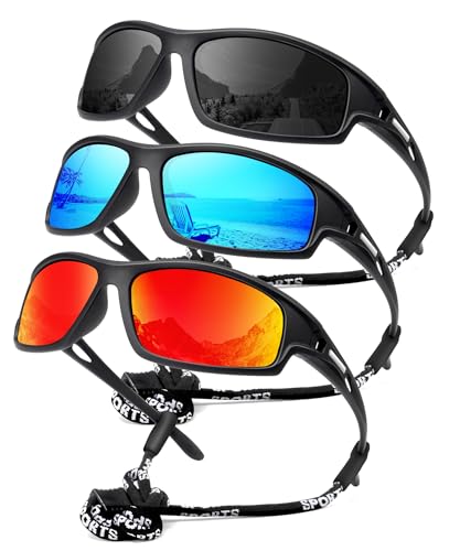 Polarized Sports Sunglasses for Men & Women - UV400 Protection