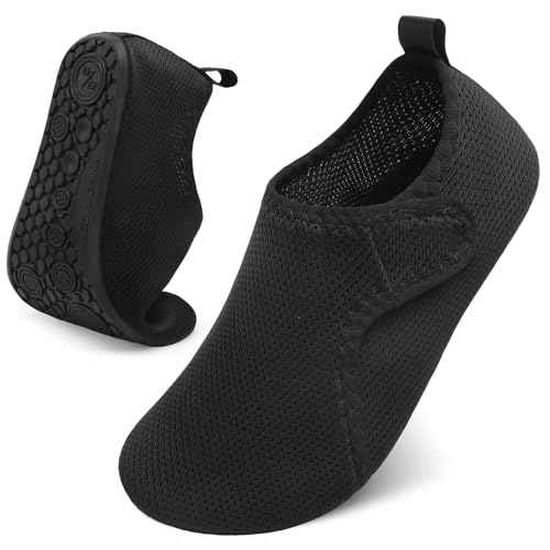 Quick-Dry Water Shoes for Women & Men - Black 11.5-12/9.5-10.5