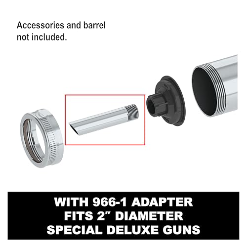 Albion Engineering Company 32-55 Style A Standard Round Metal Caulking Gun Nozzle, 1/2" Diameter Bead