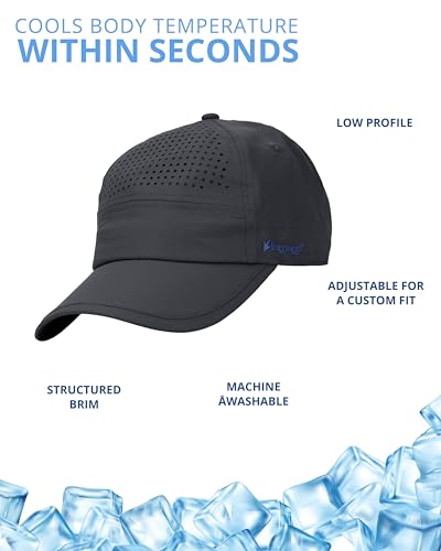 FROGG TOGGS Chilly Pro Cooling Hat Gray One Size Sun Protection