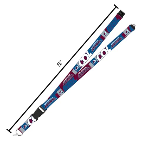 Colorado Avalanche Hockey Wrist Lanyard - Durable Key Strap