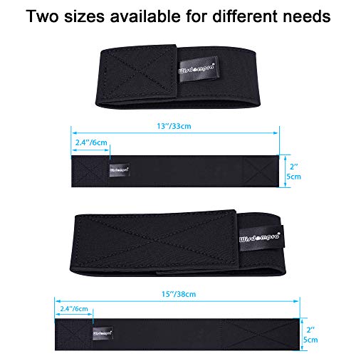 Cowboy Boot Straps - 2 Pcs Neoprene Pant Leg Garter Bands - 13 Inches