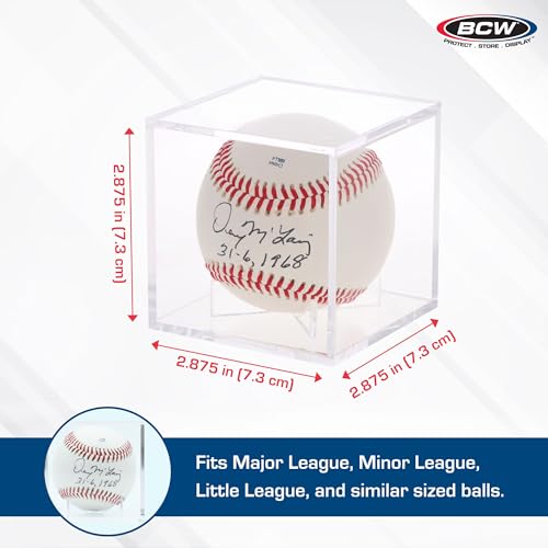 Baseball Display Case - UV Protected, Easy Assembly - 1 Pack