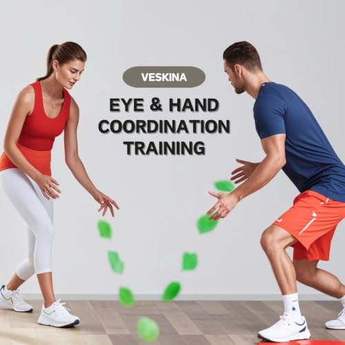 Reaction Balls 4 Pack - 2.2 Inch Reflex Training Equipment for Agility & Coordination