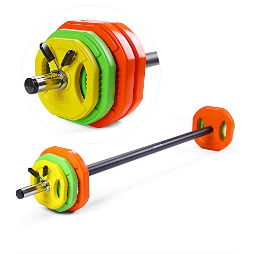 Barbell Lock Clamps - 2PCS Standard Spring Collar Clips 1-Inch