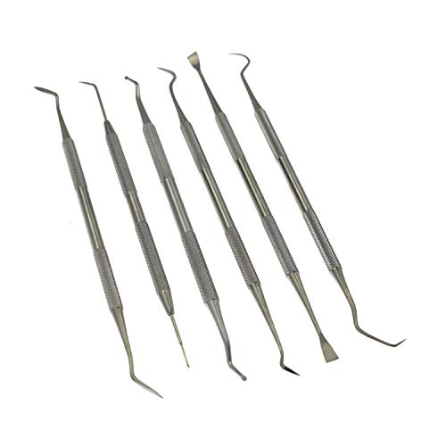 Gun Cleaning Brush & Pick Kit - 6 PCS Brass, Copper, Nylon, Steel