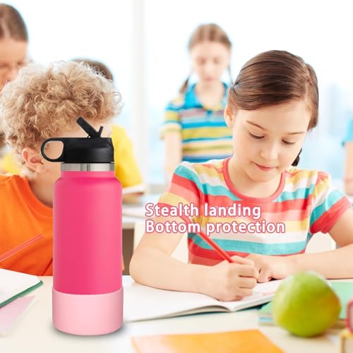 Silicone Boot for Hydro Flask Wide Mouth 32-40oz Water Bottle - Pink
