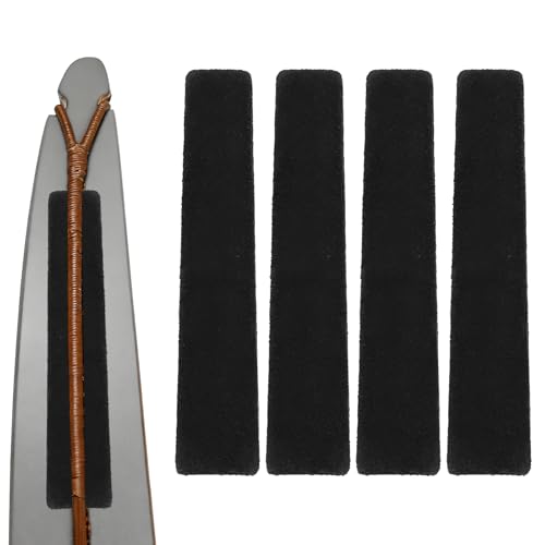 Archery Bow String Silencers - 4 Pack Self-Adhesive Faux Fur