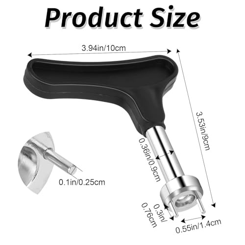 Universal Golf Shoe Spike Wrench - Ergonomic Cleat Removal Tool