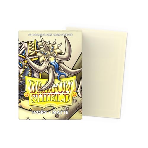 Matte Card Sleeves for Japanese-Sized Cards - 60 CT - Ivory