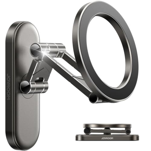 Magnetic Golf Cart Phone Holder - Bare Titanium, 360° Rotation