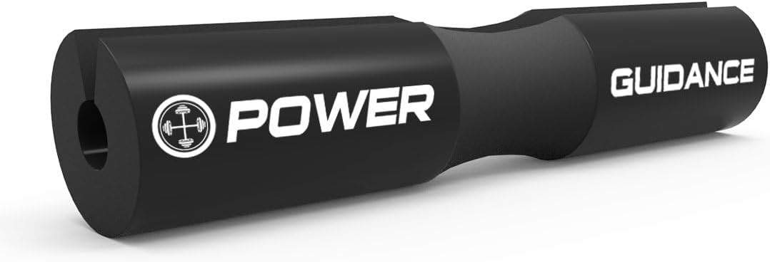 POWER GUIDANCE Barbell Squat Pad - Neck & Shoulder Protection for Squats, Lunges & Weight Lifting - Fits Standard & Olympic Bars