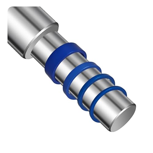 Aluminum Alloy Bicycle Headset Spacers - 8PCS Adjustable Blue