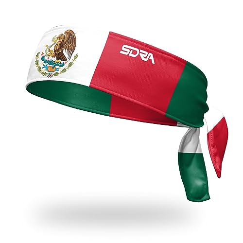Mexico Flag Sweatband - Breathable Non-Slip Headband for Sports