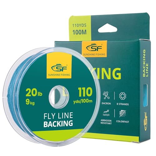 Braided Fly Fishing Backing Line - Blue 100M / 20LB