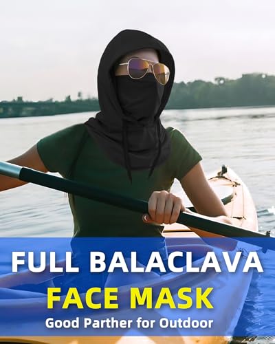 Cooling Balaclava Face Mask - Black for Outdoor Sports