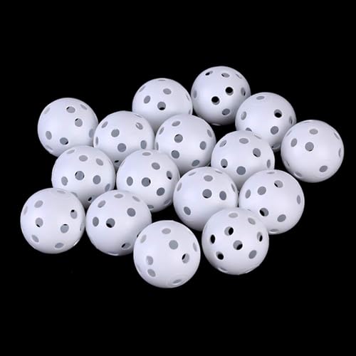 Lightweight Practice Golf Balls - 25 Pack White Plastic