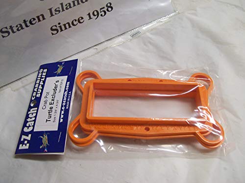 E-Z Catch 2-Pack Plastic Crab Pot Turtle Excluders 1-3/4" x 4-3/4" Floating