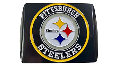 Pittsburgh Steelers Hitch Cover - Black Metal with 3D Logo