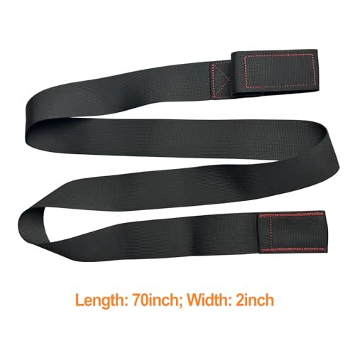 Recurve Bow Stringer Tool - Durable Nylon & Leather - Black