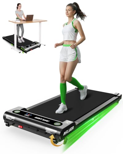 Incline Walking Pad Treadmill - Gloss Black, 2.5 HP, Remote Control
