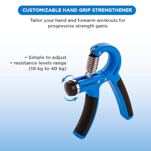 Adjustable Hand Grip Strengthener - 10 to 40 Kg Resistance