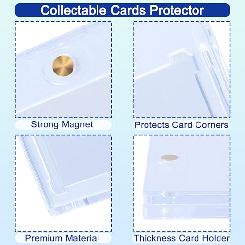 Magnetic Card Holder - 5 Pack 35PT One-Touch Case for Trading Cards