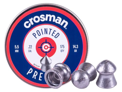 .22-Caliber Pointed Pellets - 175 Count for Small Game Hunting