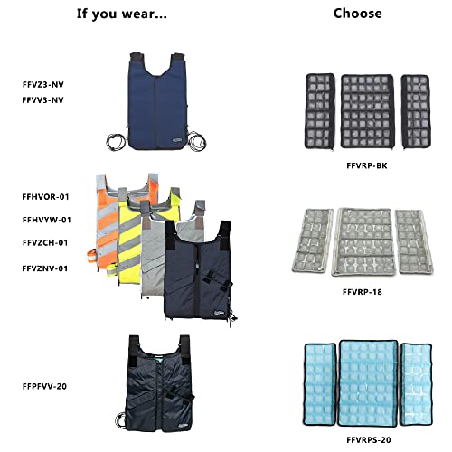 FlexiFreeze Ice Vest Replacement Panel - Black for Personal Series