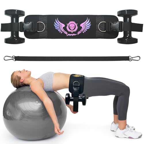 Heavy Duty Hip Thrust Belt for Glute Training - Purple