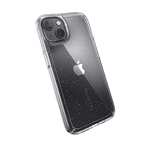 Speck MagSafe Clear Glitter Phone Case for iPhone 13 - Drop & Camera Protection