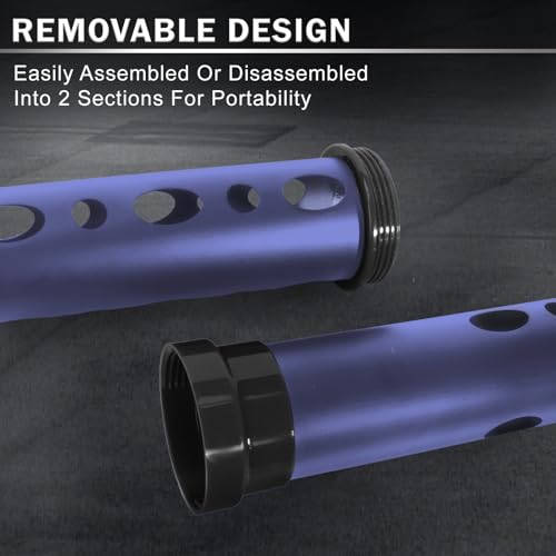 Nogcay Blue Golf Ball Picker Upper Aluminum 20-Ball Retriever Shagger
