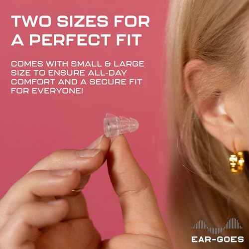 X15 High Fidelity Earplugs ? Reusable Hearing Protection with Two Sizes ? Concerts, Festivals, Musicians, Motorcycles, and Travel ? 15 dB Noise Reduction ? Clear & Comfortable