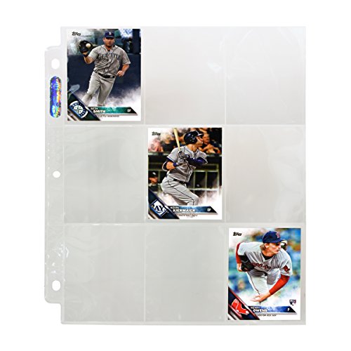 9-Pocket Trading Card Pages - 25 Count Pack - Original Version
