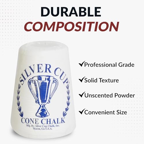 Talc Pool Chalk Cone - Keeps Hands Dry - 1 Count