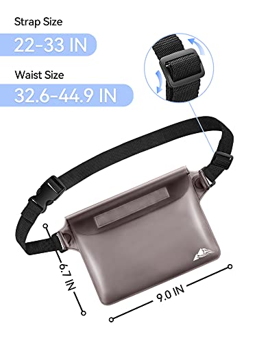 Waterproof Fanny Pack Pouch - 2-Pack Dry Bag for Phones & Valuables