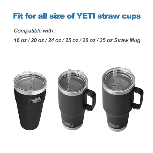 Silicone Spill Stopper and Straw Cover for Tumblers - Clear