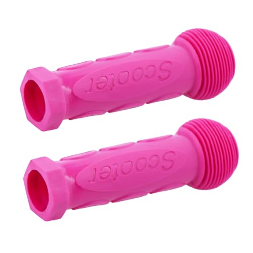 Kids Scooter Handle Grips - Pink Replacement Handlebars, 2-Pack