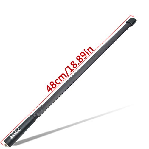 SMA-Female Ham Radio Antenna - 18.8-inch VHF/UHF Black