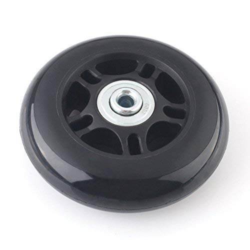 F-ber 75x24mm Inline Skate & Luggage Suitcase Wheel Replacement Kit, OD 76 W 24, ID 6mm, 35/40mm Axles