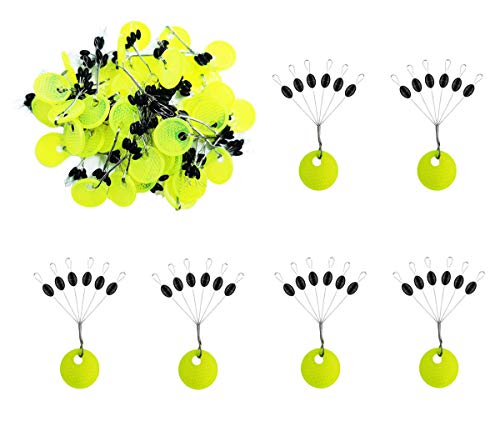 Fishing Bobber Stoppers - 300pcs Size Small Black Float Stops