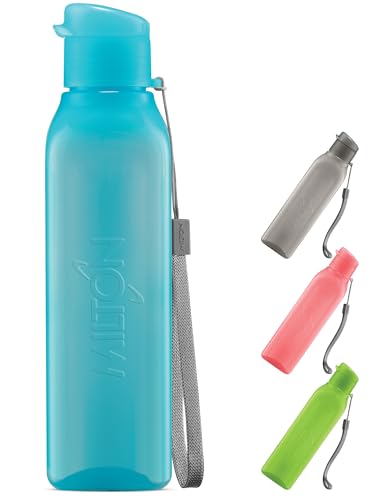Reusable Travel Water Bottle - Leakproof Sports Bottle for Kids & Adults - Blue