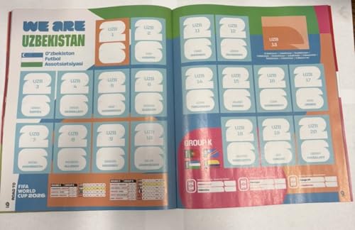 2026 FIFA World Cup Sticker Collection Album