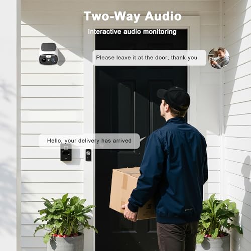Solar Security Cameras Wireless Outdoor£¬2K Wireless Camera for Home Security, PIR/AI Motion Detection, IP66 Waterproof,Night Vision, 2-Way Audio, Cloud/SD Storage,2.4GHz/5G Dual-Band WiFi