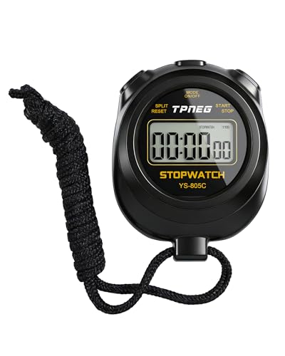 Simple Digital Stopwatch Timer with Large Display - Easy to Use for Sports & Classroom
