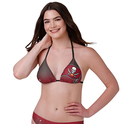 Tampa Bay Buccaneers Gradient Big Logo Bikini Top - Small