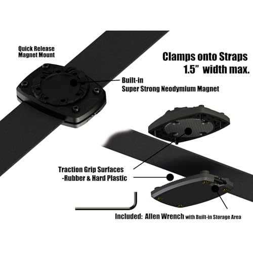 Guardian Angel Clamp-On Strap Magnetic Mount for Elite & Micro Devices