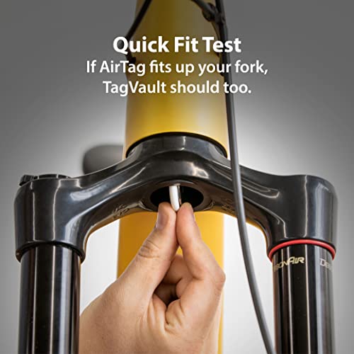 AirTag Mountain Bike Fork Mount - Hidden - 2-Pack
