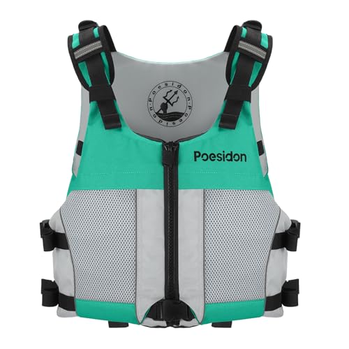 Adjustable Water Safety Life Jacket - Medium-Large Aqua Design